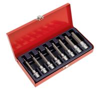 Sealey AK9310 Llave de Vaso Hexagonal Juego 8pc 1.3cmsq Unidad Métrica