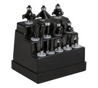 Sealey AK9912 - Juego de brocas para enrutador, 12 piezas, vástago de 1/4 pulgadas
