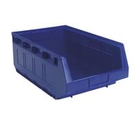 Sealey Almacenaje de Plástico Papelera 310 x 500 x 190mm - Azul Paquete 12 TPS5