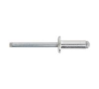 Sealey Aluminio Persiana Remache Estándar Brida 6.4 x 18mm Paquete De 200