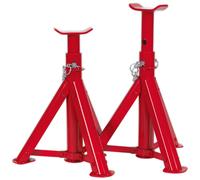 Caballetes (Par) 2tonne Capacidad para Soporte - Plegable Tipo AS2000F Sealey
