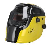 Sealey Auto Opacidad Casco de Soldadura - Pantalla 9-13 - Amarillo PWH4