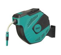 Sealey Auto-Rewind Control Manguera de Jardín Carrete 20m RWH20