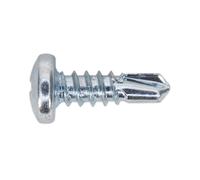 Sealey Autorroscantes Tornillo 4.2 x 13mm Pan Cabeza Philips Cinc Paquete De 100