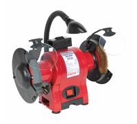 Sealey BG150XWL Banco Amoladora 150mm & Alambre Rueda Combi - Work Luz 250W/230V