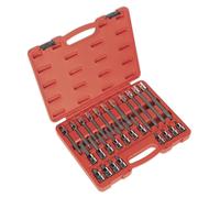 Sealey Broca Spline Juego 26pc 1.3cmD Largos 55mm 100mm 140mm 200mm AK2195