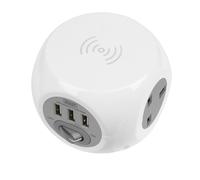 Sealey EL144WC Cable de Extensión Cubo 1.4m 3 X 230V + 3X USB Enchufes &