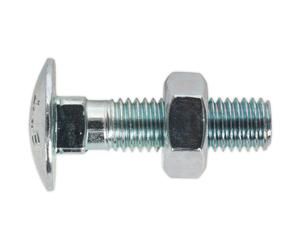 Sealey CBN1040 Coach Tornillo Y Tuerca M10 X 40mm Cinc din 603 Paquete De 50