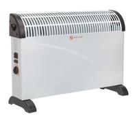 Sealey CD2005T Convector Calentador 2000W 3 Calor Cubiertos Termostato Turbo Fan