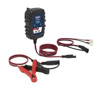 Sealey Compacto Smart Goteo Cargador Y Mantenedor 1A 6/12V AUTOCHARGE100HF