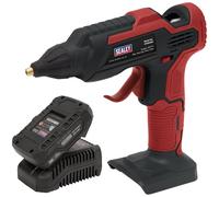 Sealey CP20VGGKIT1 sin Cables Pistola de Pegamento Kit 20V 2Ah SV20 Serie