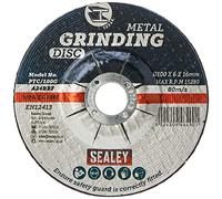 Sealey Disco abrasivo PTC/100G Ø100 x 6mm 16mm Bore