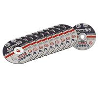 Sealey Disco de corte de 75 x 1,2 mm, diámetro de 10 mm, 10 unidades, PTC/3CT10