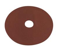 Sealey Fibra Trasera Disco 125mm-80Grit Paquete De 25 WSD580