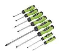 Sealey HV002 de Destornilladores 8pc Hi-Vis Verde, 5 Unidades