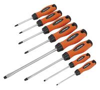 Sealey hv003 de destornilladores 8pc Hi-Vis naranja