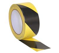 Sealey hwtby advertencia de peligro cinta 50 mm x 33 m negro/amarillo