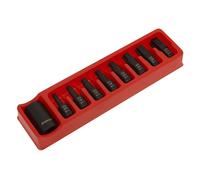 Sealey Impacto Trx-Estrella Brocas Y Juego de Soporte 9pc 1.3cmSq Drive AK5610