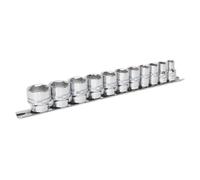 Sealey Imperial Enchufe Juego 11pc 1cmSq Drive Candado 6pt Estándar Largo AK2740