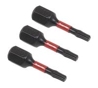Sealey Juego de 3 brocas de impacto TRX-Star* T10 de 25 mm - AK8215