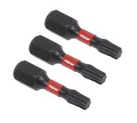 Sealey Juego de 3 brocas de impacto TRX-Star* T20 de 25 mm - AK8217