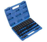 Sealey Juego de Brocas Impacto 32pc Estándar Profundo 1cm & 1.3cmD Metrico