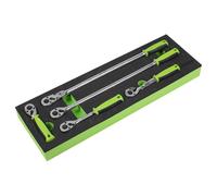 Sealey Juego de Llaves de Carraca 5pc 1cmD Filp Inverso 72 Dientes Pulido S01230