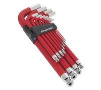 Sealey Jumbo Extremo Bola Hex Llave Juego 13pc Antideslizante - Métrico AK7187