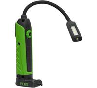 Sealey LEDFLEXG - Lámpara de inspección recargable (1 mazorca + 1 LED), color verde