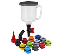 Sealey Master VS7107 - Kit de llenado de embudo de aceite de motor, 15 piezas