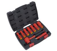 Sealey Métrico Aislado Enchufe Juego 9pc 1cmSq Drive 6pt VDE Aprobado AK7942