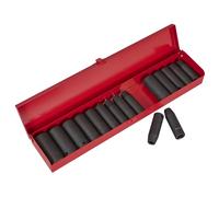 Sealey Métrico Imperial Juego de Llaves Vaso 16pc 1.3cmD Hexagonal Simple AK685