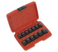 Sealey Métrico Juego de Llaves de Vaso 13pc 1.3cmSq Drive bajo Perfil AK5613LP
