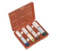 Sealey Métrico Rueda de Aleación Juego Brocas Impacto 4pc 1.3cmSq Drive en Caja