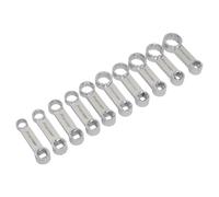 Sealey Par de Torsión Adaptador Set de Llaves 10pc 1cmSq Drive - Métrico AK59895