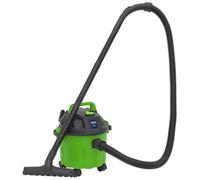 Aspiradora Húmedo y Seco 10L 1000W/230V - Alta Visibilidad Verde PC102HV Sealey