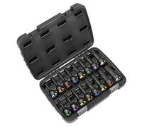 Sealey Premier Hex Y Torx Star Toma de Impacto Set de Brocas 1.3cmSq Drive 16pc