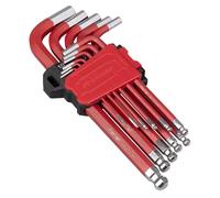 Sealey Premier Métrico Largo Bola Extremo Hex Llave Juego 11pc En Funda AK71640