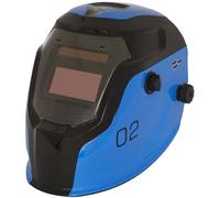 Sealey PWH2 Auto de Oscurecimiento Casco de Soldadura Filtro 9-13 - Azul