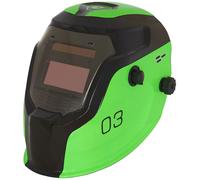Sealey PWH3 Auto de Oscurecimiento Casco de Soldadura Filtro 9-13 - Verde