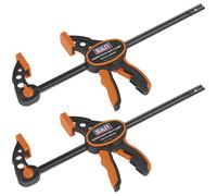 Sargento Rápido Sealey 300Mm - Juego De 2Pcs QBC3002