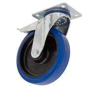 Sealey Resistente Azul Elástico Goma Rueda Giratoria Con Total Cerradura 160mm