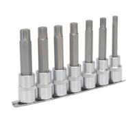 Sealey Ribe Llave de Vaso Juego 7pc 1.3cmD 100mm M8 M9 M10 M11 M12 M13 M14