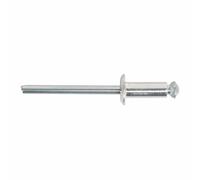 Sealey RP4812 Aluminio Autoadhesivas Espalda Remache Estándar Brida 4.8 x 12mm