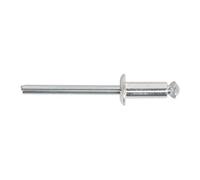 Sealey rp4812 aluminio cáscara trasera remaches estándar brida 4,8 x 12 mm, 200 unidades)