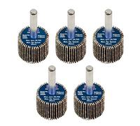 Sealey Rueda de solapa Ø25 x 20 mm Ø6 mm eje surtido - Pack de 5 - FW2520ASS