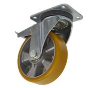 Placa De Rueda Giratoria Sealey SCW5160SPL Con Bloqueo Total Ø160mm