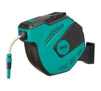 Sealey Auto-Rewind Control Manguera de Jardín Carrete 20m RWH20