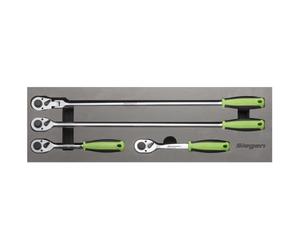 Sealey S01231 4pc 1/2 "Sq Drive Juego de llaves de trinquete