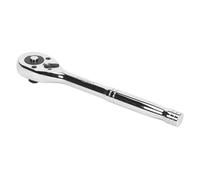 Sealey S0706 Llave de trinquete con cabeza de pera, 1/2 pulgada de disco cuadrado, color plateado